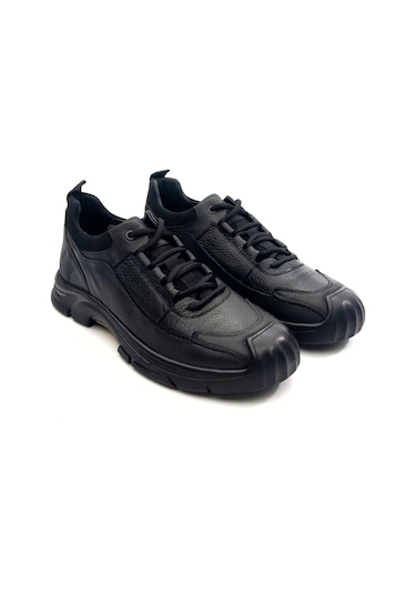 Marcomen 18174 Erkek Hakiki Deri Kalın Taban Günlük Ayakkabı 001