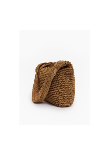 Zolla Kadın Örgü Alışveriş Çantası 414539958 Bej