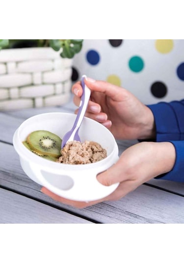 Mycey Kapaklı Mama Tabağı Yeşil Yeşil