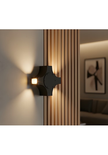 Kendal Dekoratif Star Duvar Apliği Kda754 / 4w / 3000k / Ip54 Gün Işığı