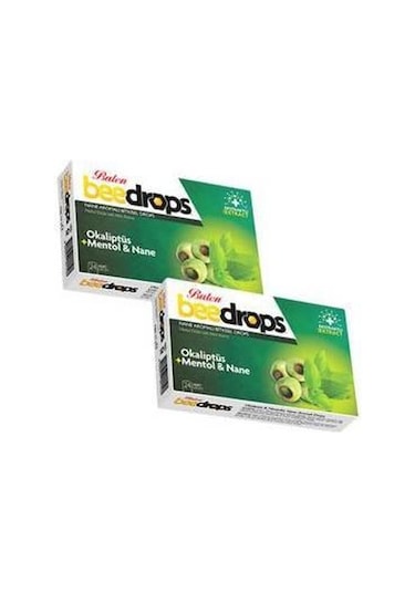 Balen Beedrops Okaliptus Mentollü Nane Aromalı Drops 24 Adet 2 Adet