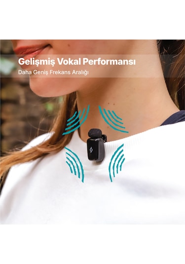 Gomic Mini Tak&çalıştır,gürültü Engelleme,profesyonel 2'li Evrensel Kablosuz Yaka Mikrofon Kit