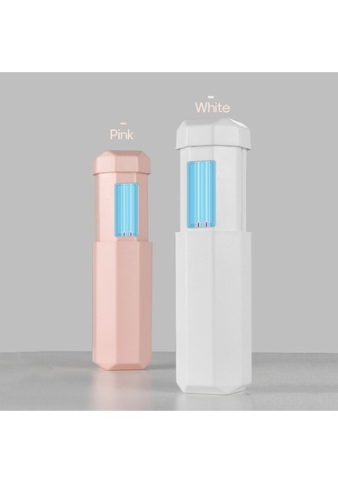 Bosphorusboutique02 Yunboo Portatif Uv-c 253.7nm Sterilizasyon Çubuğu - Tek Dakikada Textil, Plastik Ve Yüzeyleri Dezenfekte Eden Ev İçi Dezenfektör Pembe Pembe