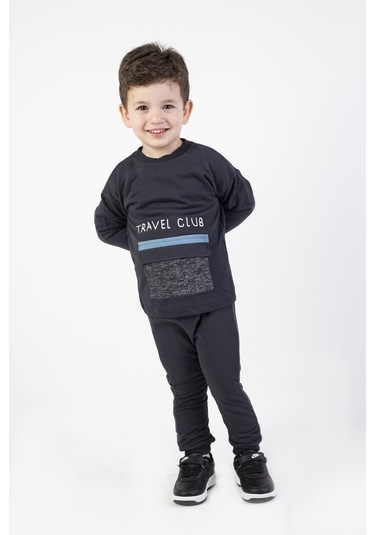 Erkek Çocuk Travel Club Baskılı Eşofman Takımı 001
