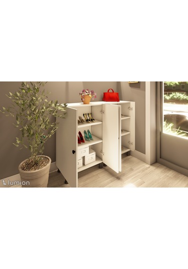 Atlas Çok Amaçlı Mutfak Banyo Ayakkabılık Dolabı 137 Cm