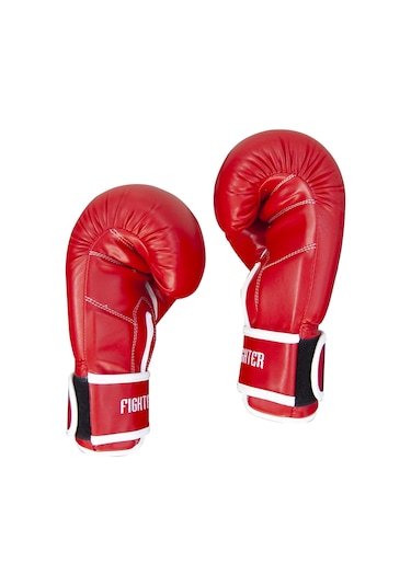 Delta_Store Ravel Fighter Deluxe Pu Dura-Strong 14 Oz Kırmızı Boks Eldiveni