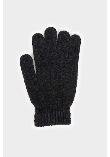Defacto Kadın Şönil Eldiven F3191ax25wnbk26 Siyah