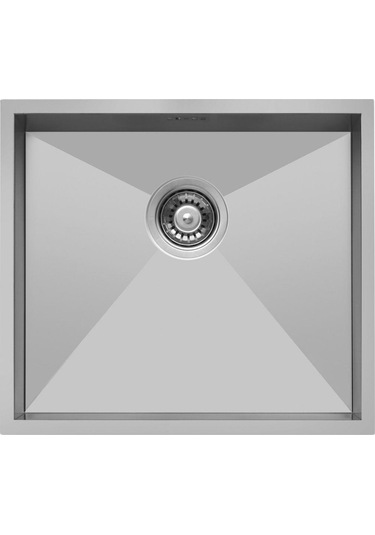 Krom Eviye 12 4045R12 Polisajlı Handmade Mutfak Eviyesi 40 x 45