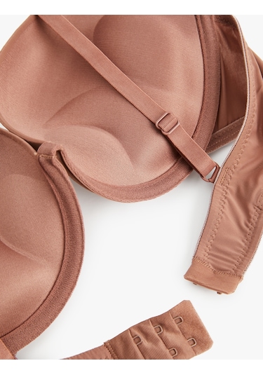 Koton Rahat Kalıp Destekli Ekstra Dolgulu Sütyen Kiremit 6wlk10007mk Kiremit