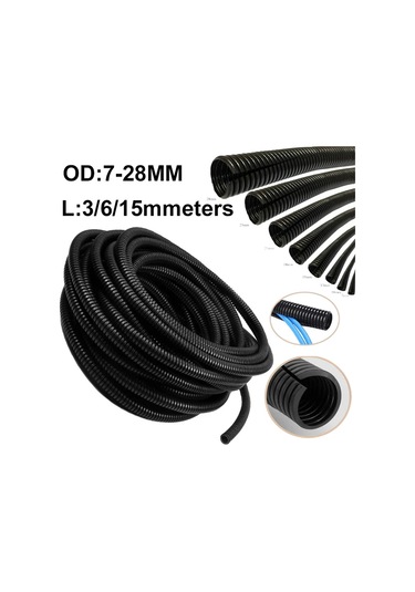 Uzunluk 3/6/15 Metre Od7/10/13/15/18/21/25/28mm Bölünmüş Tel