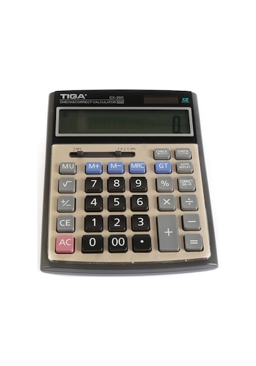 Tiga CX-20C Profesyonel 12 Hane Hesap Makinesi