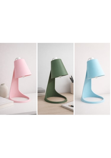Nova Minimal Dekoratif Masa Lambası Modern Tasarım Ambiyans Objesi Pembe