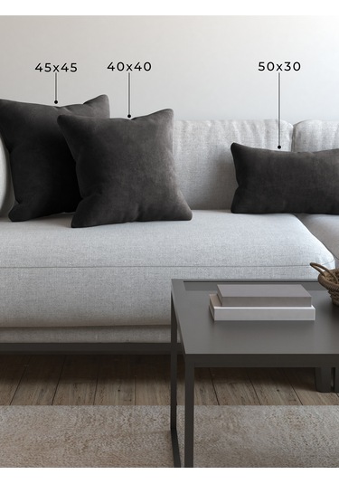 Soft Series Duman Grisi Kırlent, Yastık Kılıfı Duman Grisi