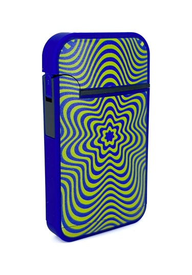 Zengaz Cool Tasarım Jet Alev Çakmak - Abstract Star Lacivert