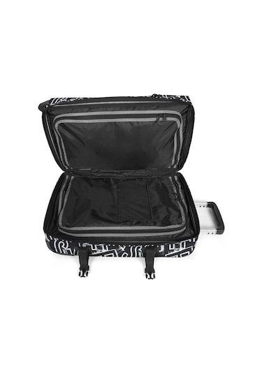 Eastpak Transit'r S Kabin Boy Çekçekli Tekerlekli Valiz 2o0 Siyah - Beyaz