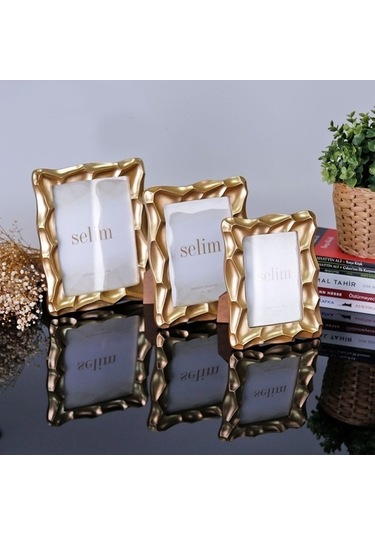 Selim 15 x 20 CM Telles Çerçeve Altın
