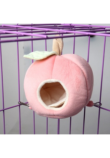 Leezsing Hamster Evi Küçük Evcil Hayvan Yatağı Mini Asılı Yataklar Hamster Sıcak Yatak Mini Ev Hollanda Domuzu Hamster Kirpi Sıçan