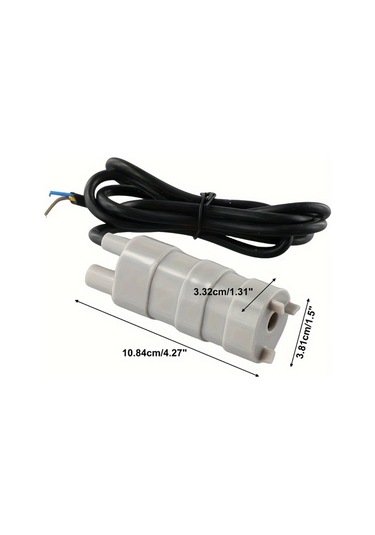 Honeybeeshop 1 Adet Yüksek Akışlı Daldırma Su Pompası Dc 12v 1000l S 5m Kablo Siyah Plastik Karavan Kamp Gölet Akvaryum Düşük Gürültü 45db