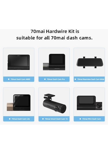 Xıaomı 70mai Park Gözetleme Kablosu