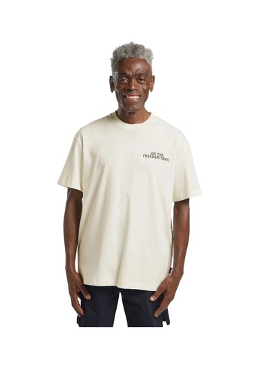 Jack Wolfskin Trailblazer Erkek Tişört Beyaz Beyaz