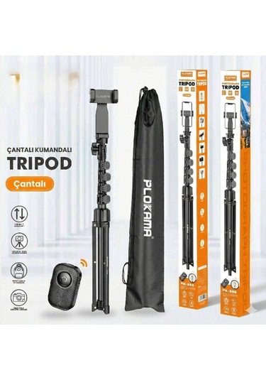 Çantalı Kumandalı Tripod