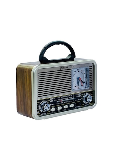 Torima NS-03 Gold Nostajik Radyo Bluetooth Hoparlör