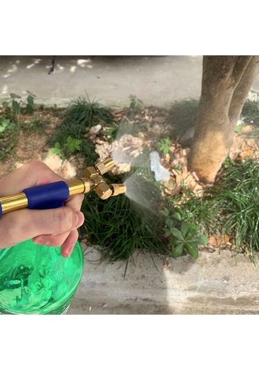 Yaozixa El Çekme Tüp Sprayer, Bahçe Sulama Sprey Başlığı, Bakır Ve Kauçuk Malzeme, El İle Kullanıma Uygun