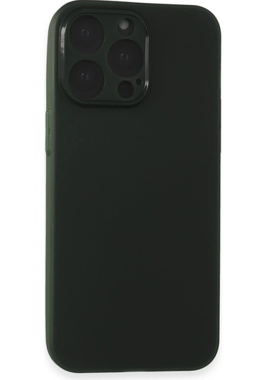 Mepa Apple, Uyumlu iPhone 15 Pro Kılıf Puma Silikon - Yeşil Najmaddin standart