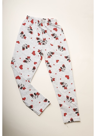 AYMERAVM - Baskılı Tayt - TFL1512GA Gri