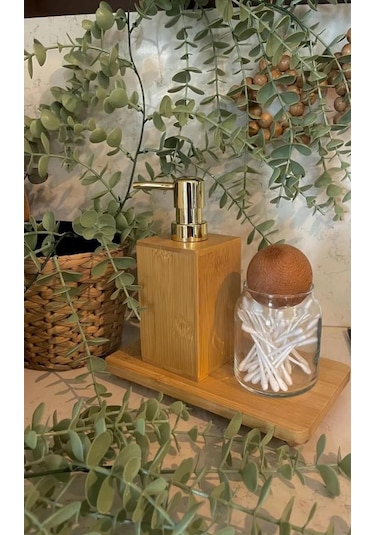 Kapris Home KAP-154 Ahşap Sabunluk 250 ML