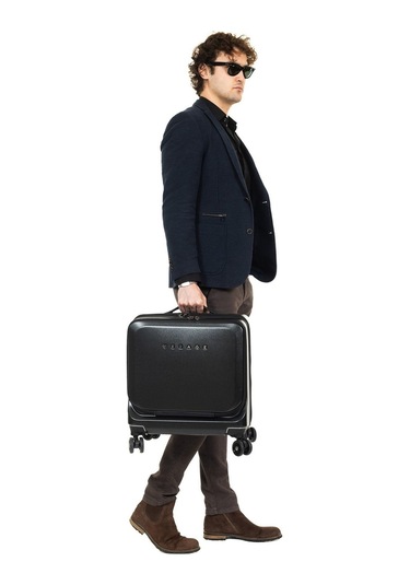 Necati Çanta Tsa Sifreli 15,6 İnç Laptop Ve Tablet Bölmeli Usb Girişli Pilot Çantası Siyah-1658 Siyah