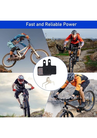 12 Set Bisiklet Hidrolik Mekanik Disk Kaliper Fren Balatası Bp 10 Kare Model Bisiklet Balata