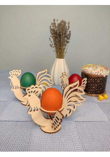 Woodiks Paskalya Yumurtası Standı 152646959 Bej