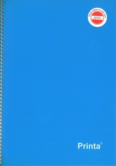 Ekofis Pirinta defter 160 Yp Çizgili A4 Spiralli PP.Kap.Mor