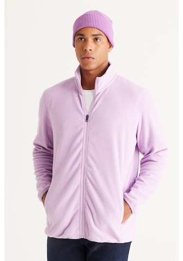 AC&Co / Altınyıldız Classics Standart Fit Fermuarlı Bato Yaka Polar Erkek Ceket Lila AC&Co / Altınyıldız Classics Standart Fit Fermuarlı Bato Yaka Polar Erkek Ceket Lila