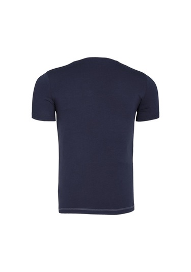 T8592 Dewberry Erkek T-shırt-açık Lacivert Açık Lacivert
