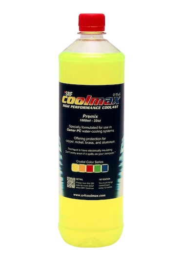 Srf Coolmax Bilgisayar Soğutma Sıvısı 1000ML Asit Sarı