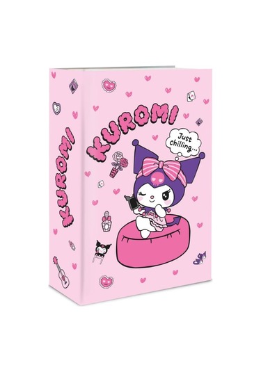 Kuromi Figürlü Çelik Kilitli Pembe Para Kasası