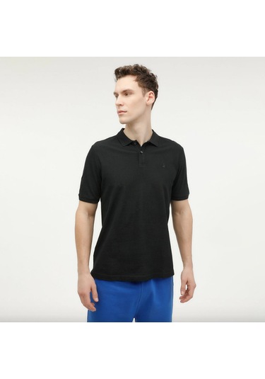 Lumberjack 5M MB CT953 POLO T SH 5FX Erkek  Siyah Tişört