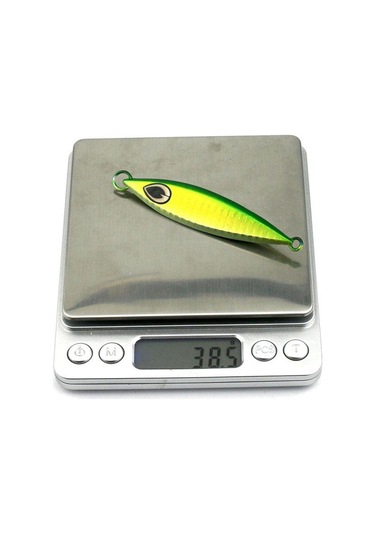 1 Adet 40g Hengjıa Lazer Kurşun Balıkçılık Cazibesi Metal Jig Kanca Pike Alabalık Bas