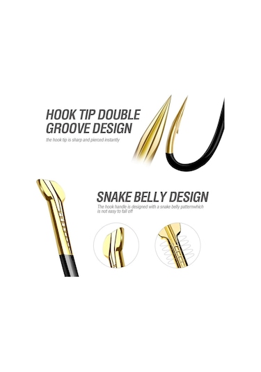 MSO VIP Kalite Tungsten Çelik Olta Balıkçılık İğne