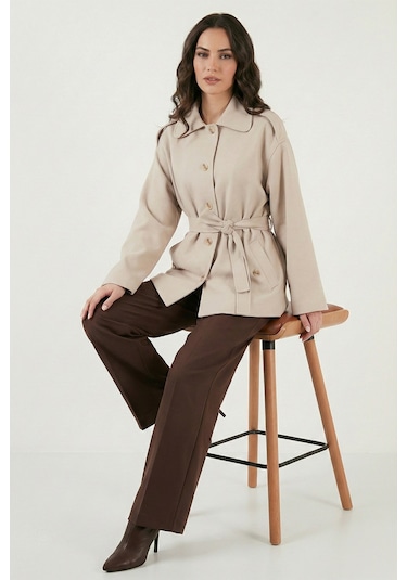 Lela Bayan Trençkot 6927651 Taş Taş