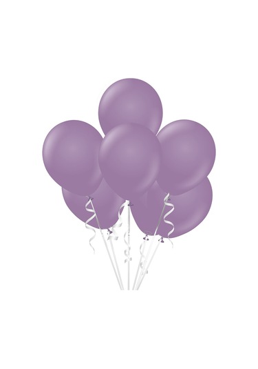 Lavanta Retro Lateks Balon 10'lu