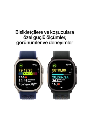 Apple Watch Ultra 2 GPS + Cellular 49 MM Titanyum Kasa Alpine Loop Large Akıllı Saat (Apple Türkiye Garantili)
