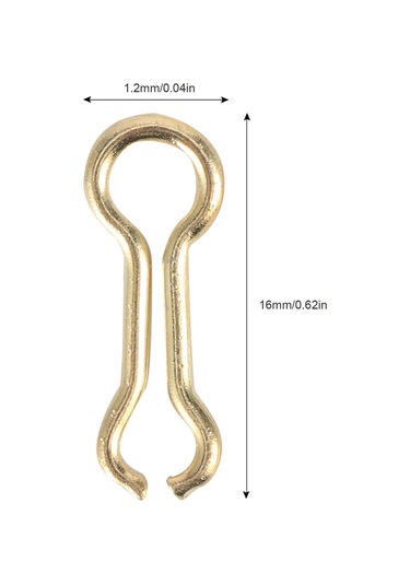 Kangvka Çelik Çelik Oluklu Balık İpi Gözü Sınavcı - 3 Paket 300 Adet - Hafif Dayanıklı - Tatlı/salt Su Uygun - Küçük Boy
