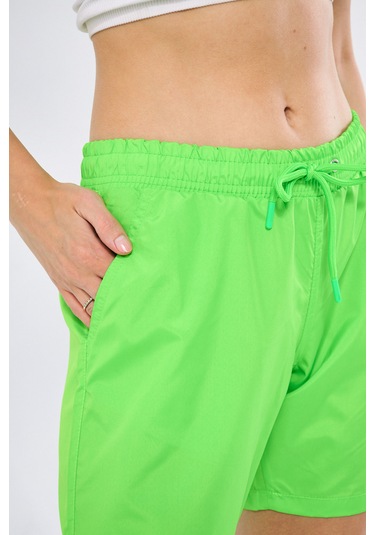 Fantasy Kadın Neon Yeşil Hızlı Kuruyan Deniz Şortu Edy6110ny Yeşil
