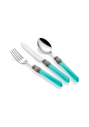 Rivadossi Venezia Yeşil 24 Parça Çatal Bıçak Seti