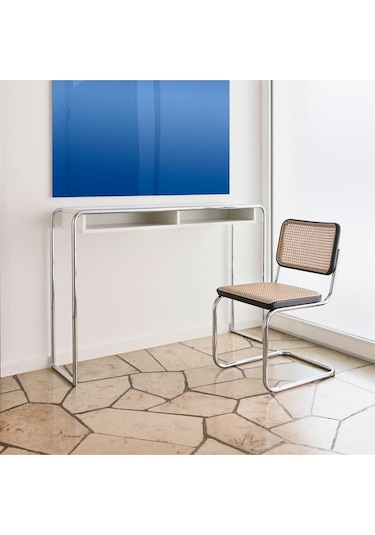 S 32 / S 32 N Konsol Sandalye, Marcel Breuer Tasarımı Bej
