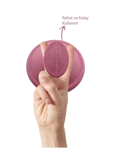 Slikon Saç Masaj Fırçası Şampuan Tarağı Pembe