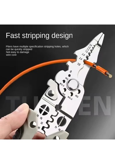 Elektrikçiler İçin Özel Tel Yarma Ve Sıyırma İçin Çok